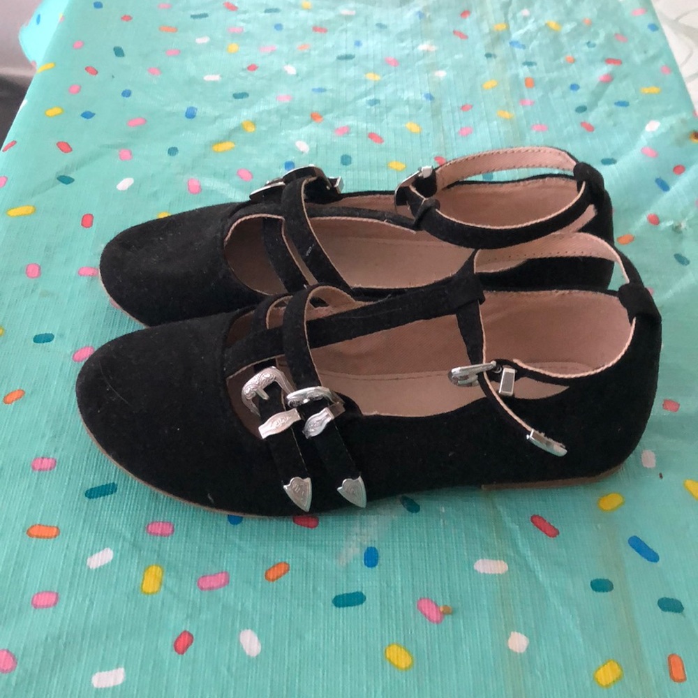 Zara girls buckle shoes